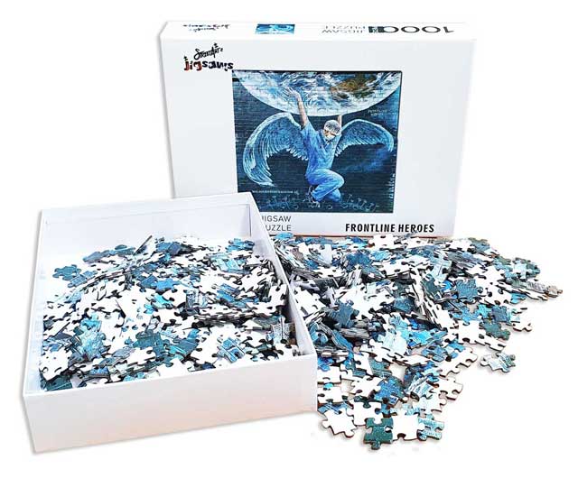 1000 piece puzzles - Frontline Heroes